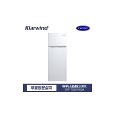 캐리어 클라윈드 화이트 2도어 냉장고 207리터 CRF-TD207WDA